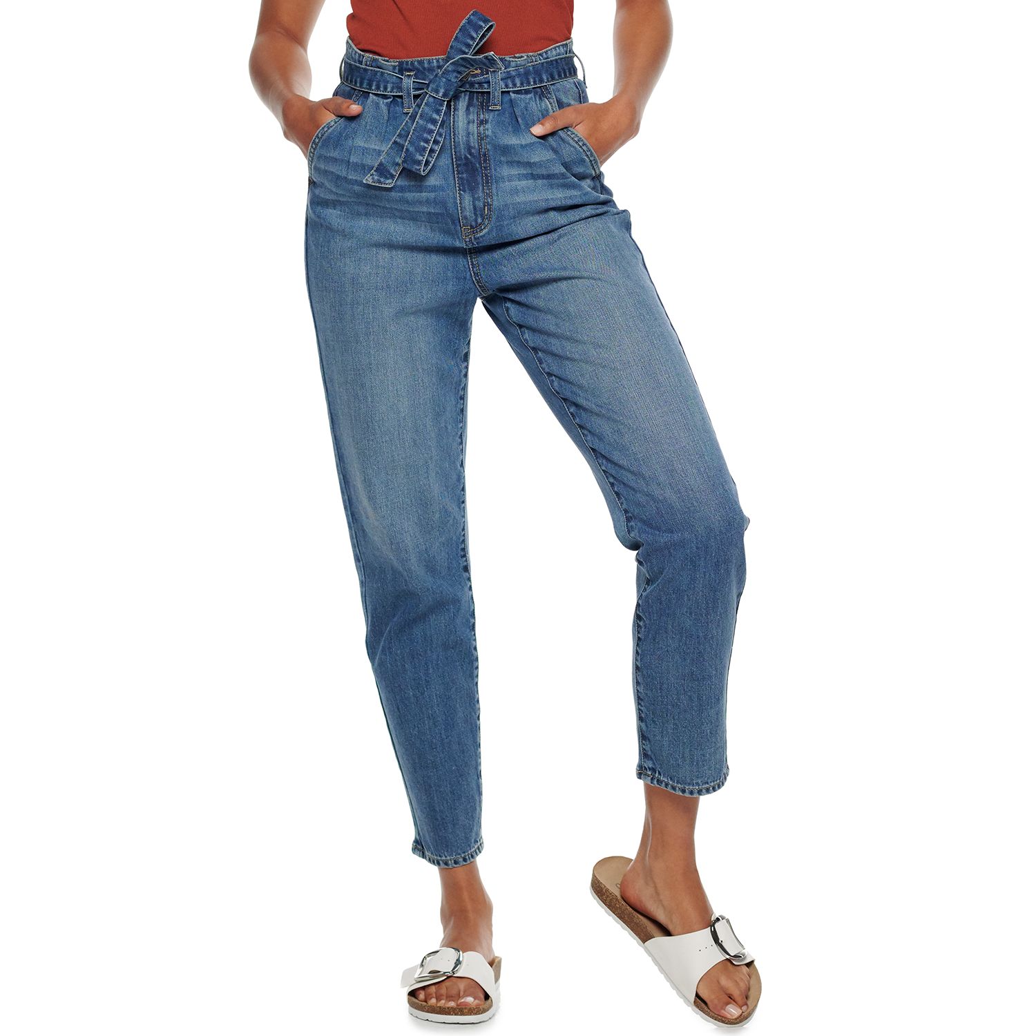 kohls elastic waist jeans