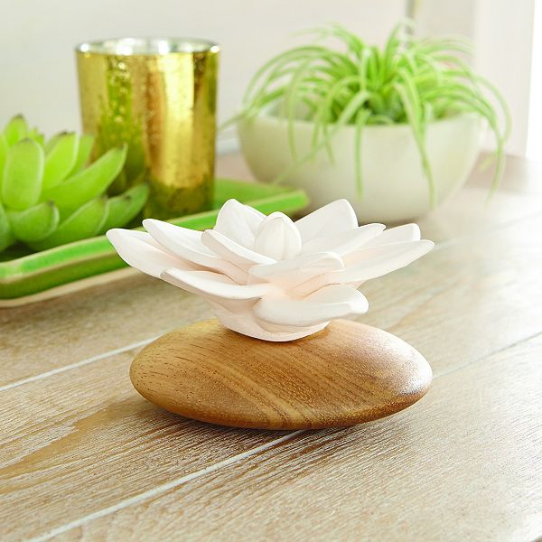 Wanderlust X Ceramic Lotus Flower Oil Diffuser