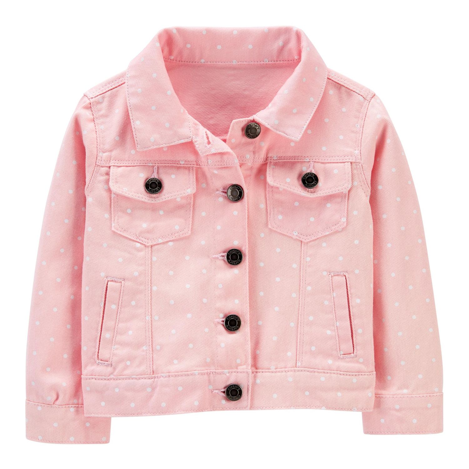 pink denim jacket baby