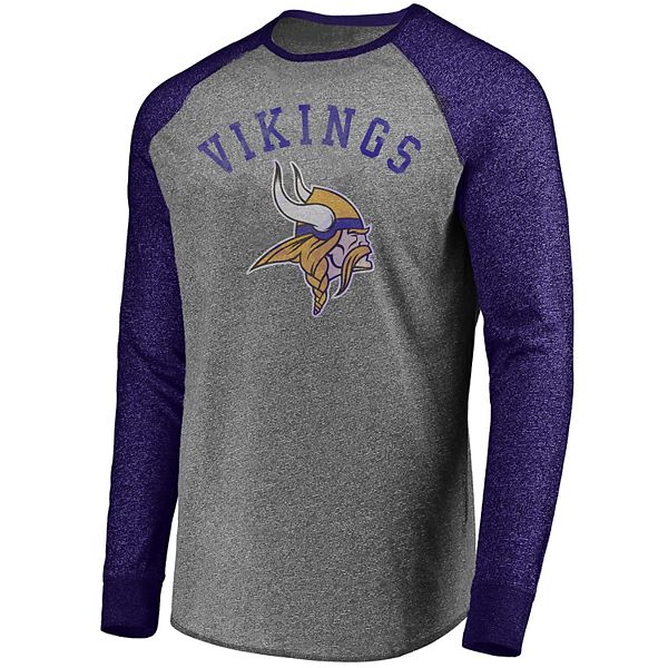 NFL Team Apparel Youth Minnesota Vikings Rash Guard Purple T-Shirt