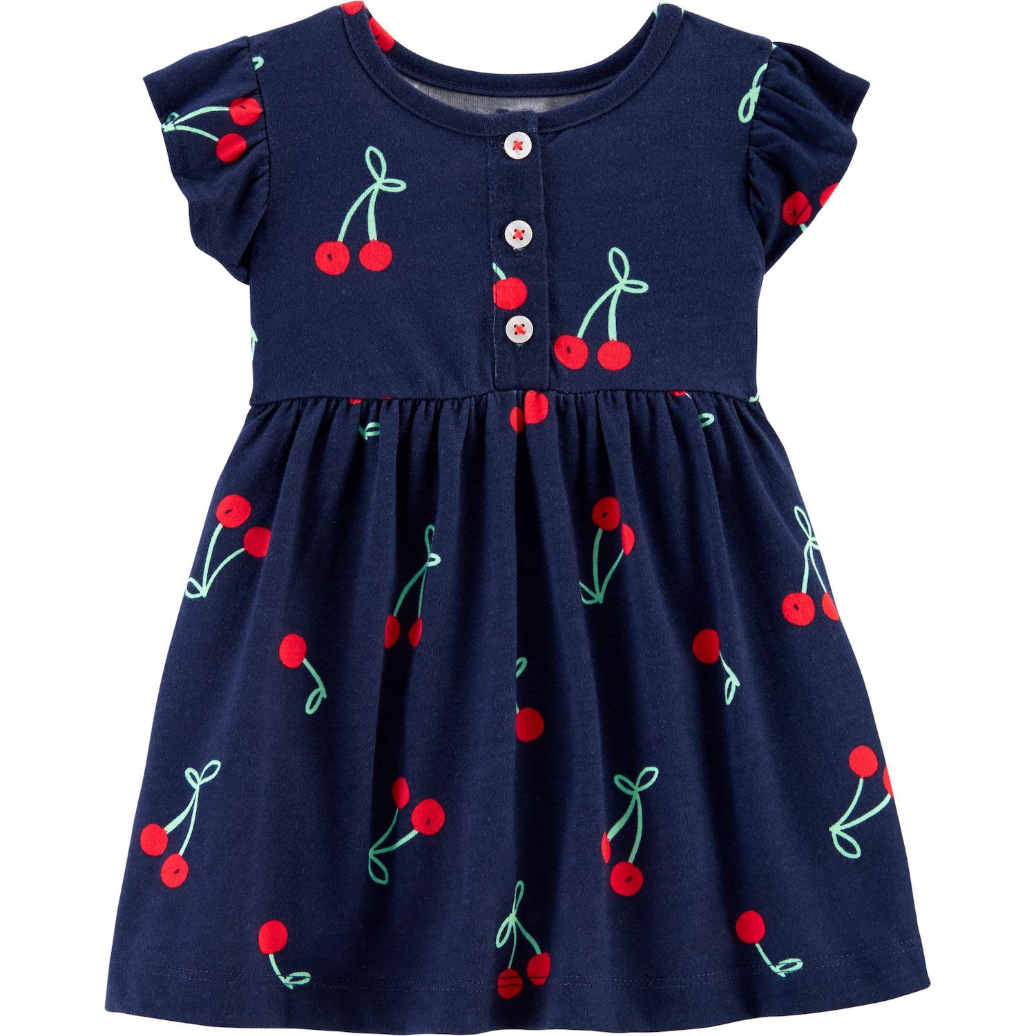 Baby Girl Carter's Cherry Jersey Dress