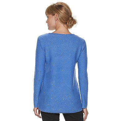 Women's Apt. 9 Cozy Sequin Sweater