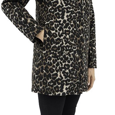 Women's Nine West Midweight Wool Blend Coat