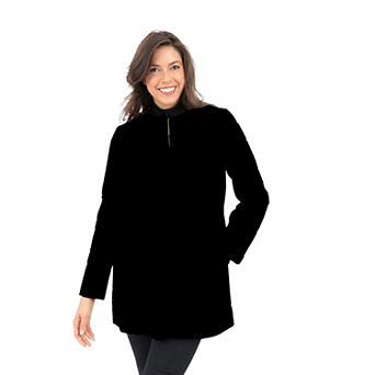 Women's Nine West Midweight Wool Blend Coat