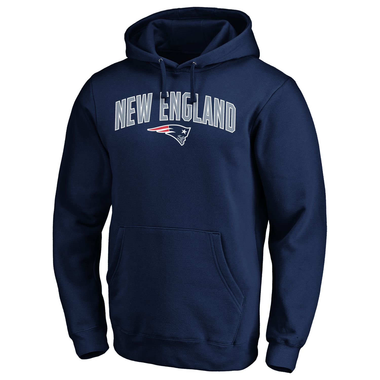 nike men's new england patriots stadium classic club navy hoodie