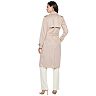 Women's Nine West Belted Faux-Suede Trench Coat