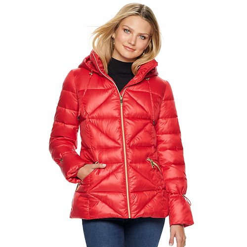 Women's Nine West Quilted Puffer Coat