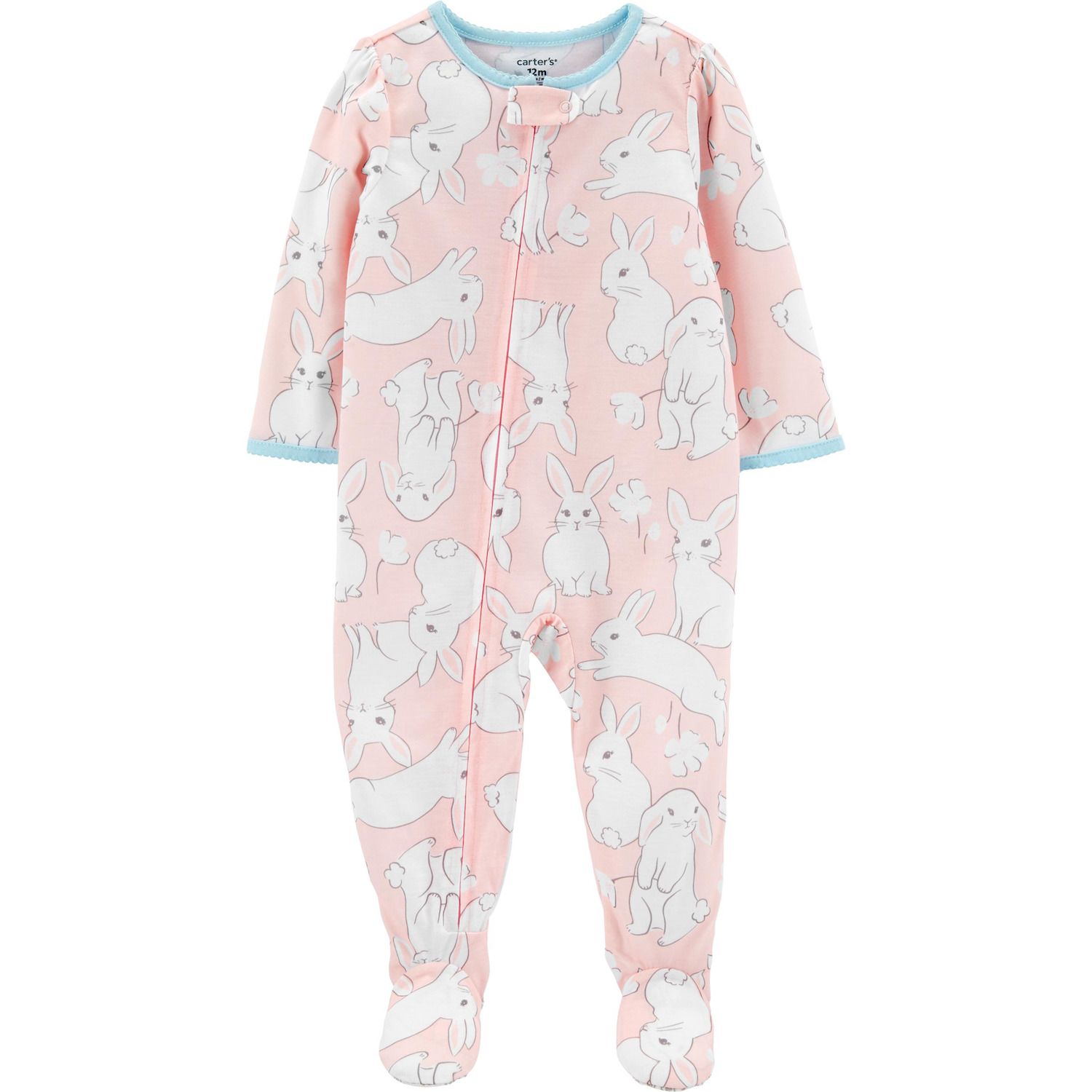 newborn footed pajamas girl