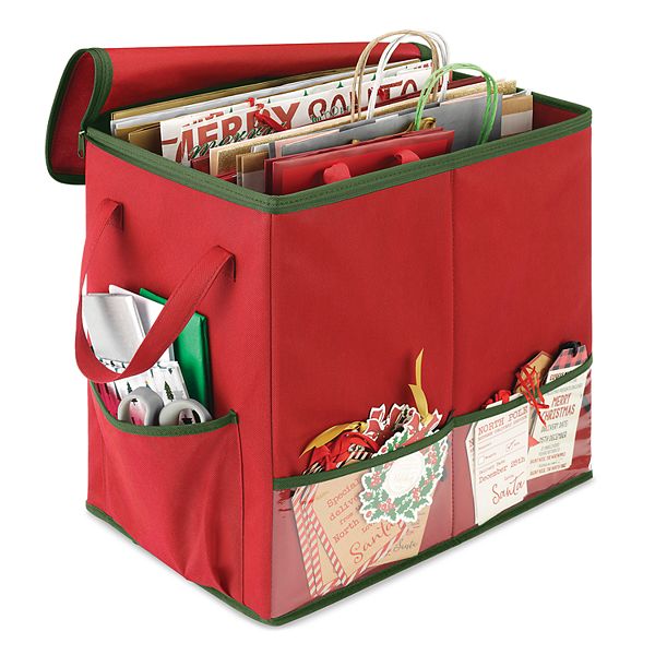 Gift Wrap Organizer Bag - Christmas Wrapping Paper Storage - Miles Kimball