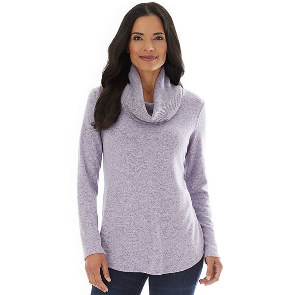 Women's Apt. 9® Fuzzy Cowlneck Tunic