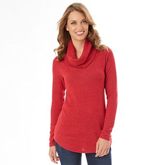 Women's Apt. 9® Fuzzy Cowlneck Tunic