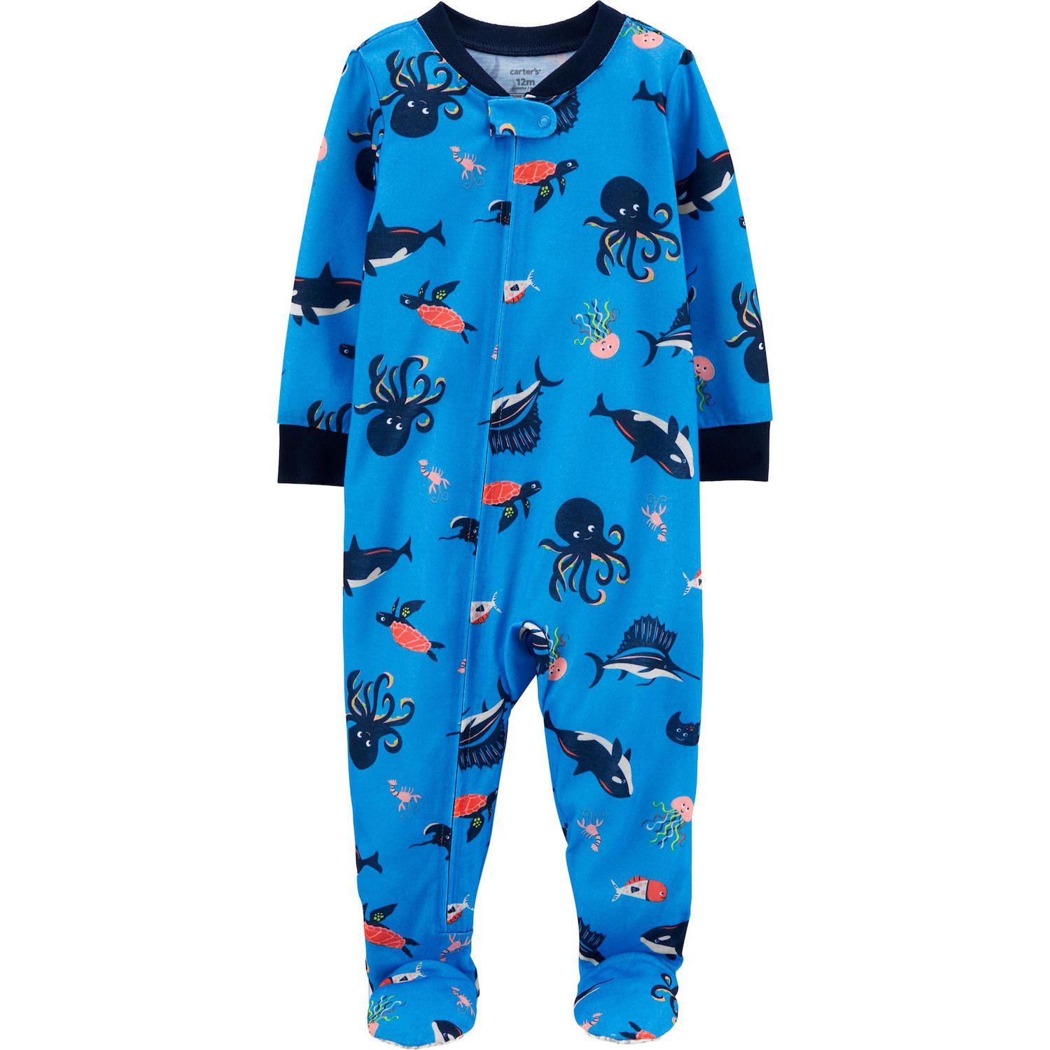 baby boy zip up pajamas