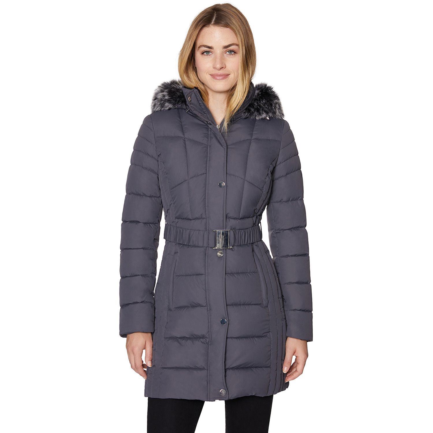 women's halitech hooded heavyweight puffer jacket