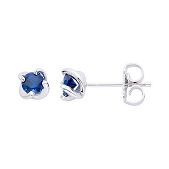 Boston Bay Diamonds Sterling Silver Birthstone Swirl Earrings
