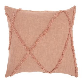 Mina Victory Distressed Geometric Throw Pillow