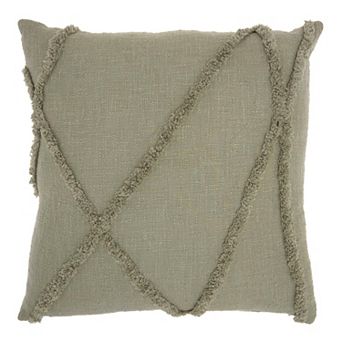 Mina Victory Distressed Geometric Throw Pillow