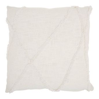 Mina Victory Distressed Geometric Throw Pillow