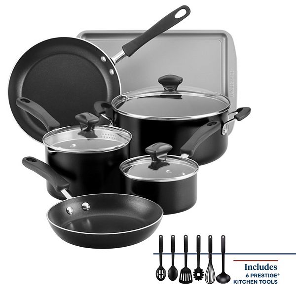 Farberware® Cookstart 15-pc. DiamondMax Nonstick Cookware Set - Black