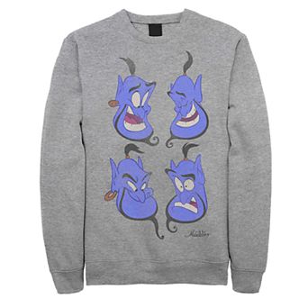 Juniors' Disney's Aladdin Genie Expressions Classic Fleece Sweater