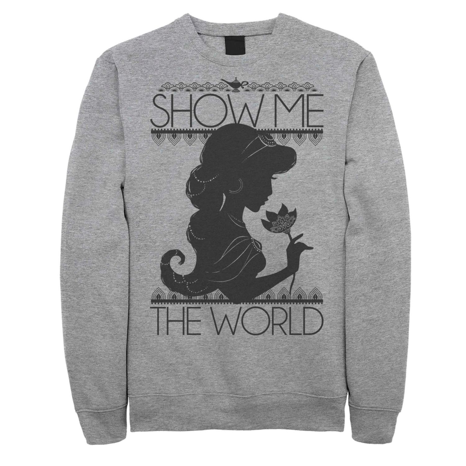 Image for Disney Juniors 's Aladdin Jasmine "Show Me the World" Graphic Sweatshirt at Kohl's.