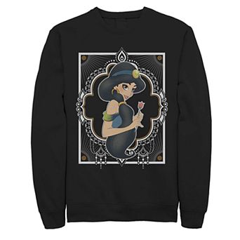 Juniors' Disney's Aladdin Jasmine Geometric Frame Graphic Sweatshirt