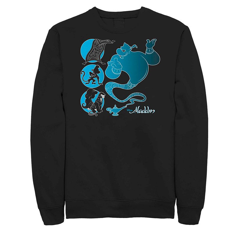 Juniors Disneys Aladdin Genie & Friends Graphic Sweatshirt, Girls, Size: