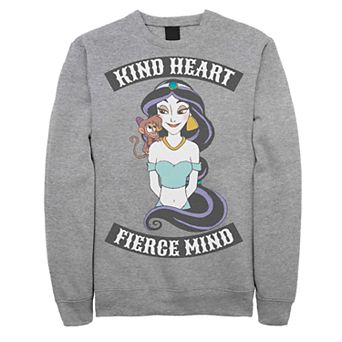 Juniors' Disney's Aladdin Jasmine "Kind Heart Fierce Mind" Graphic Sweatshirt