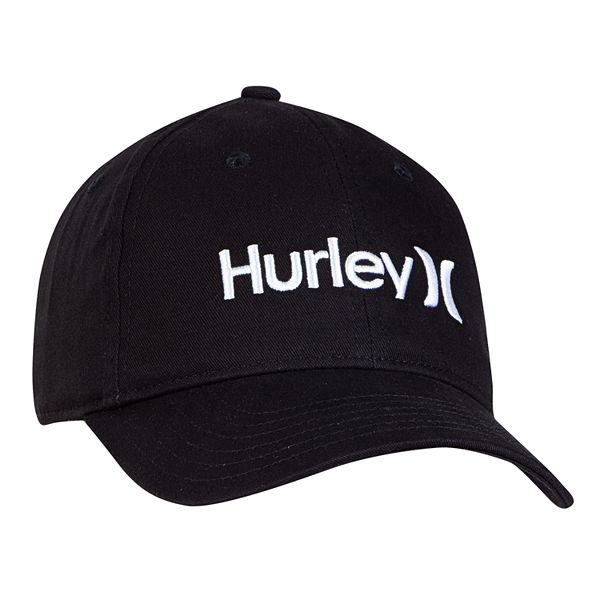Hurley One And Only Black And White Cap in Cool Grey 