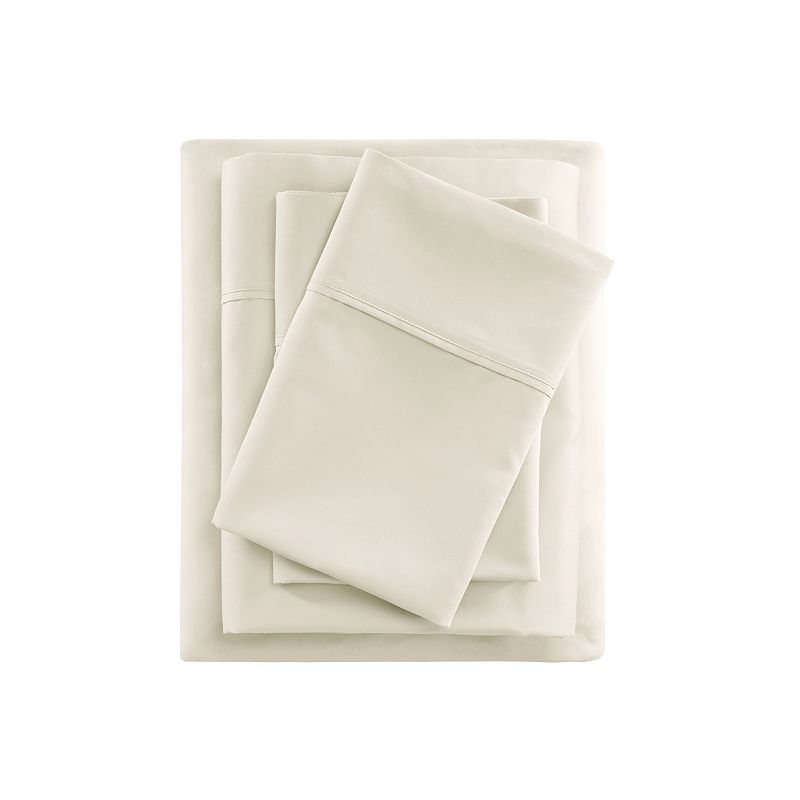 Beautyrest 600 Thread Count Cooling Cotton Rich Sheet Set, White, King Set