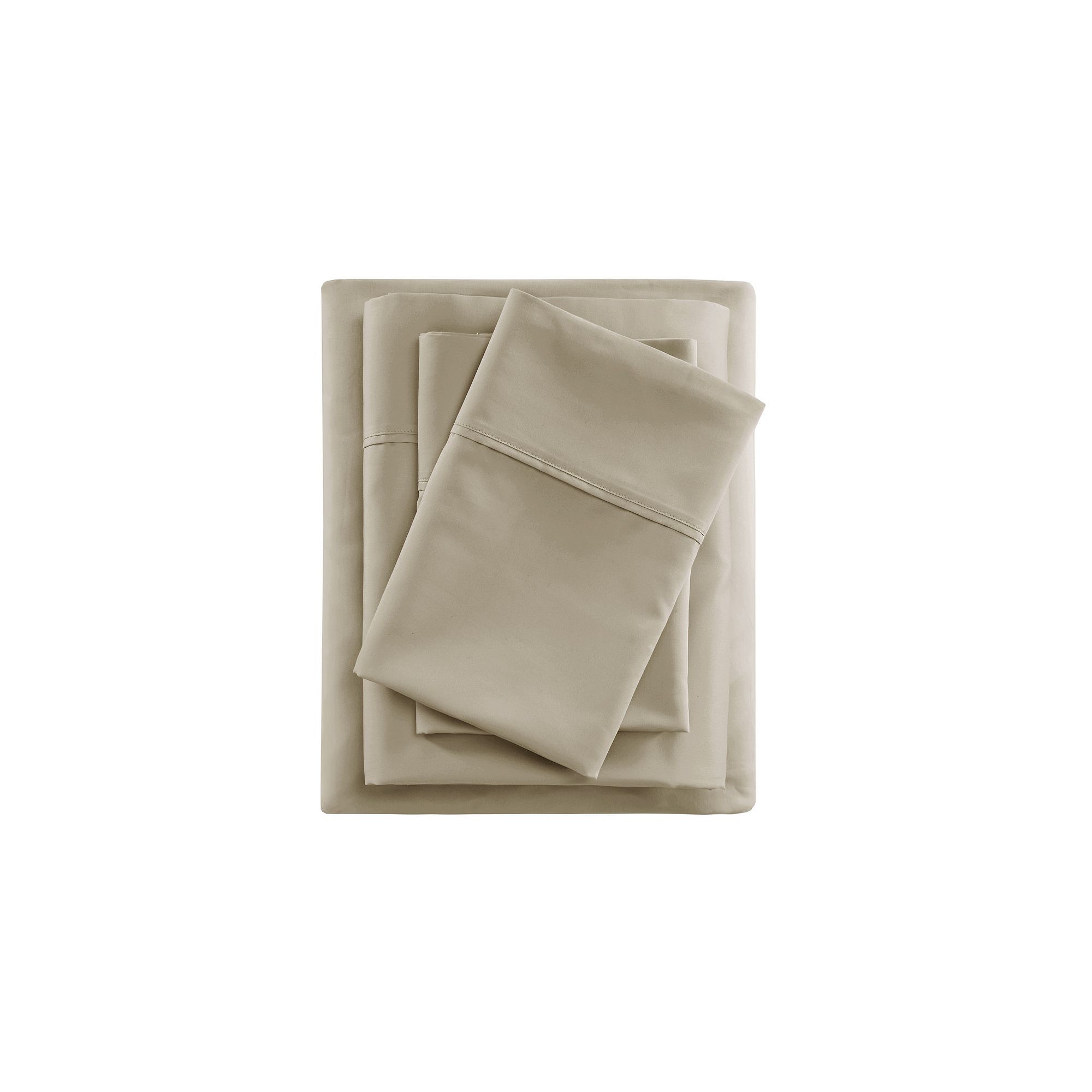 Beautyrest 600 Thread Count 4 Piece Cooling Cotton Blend Sheet Set, Green