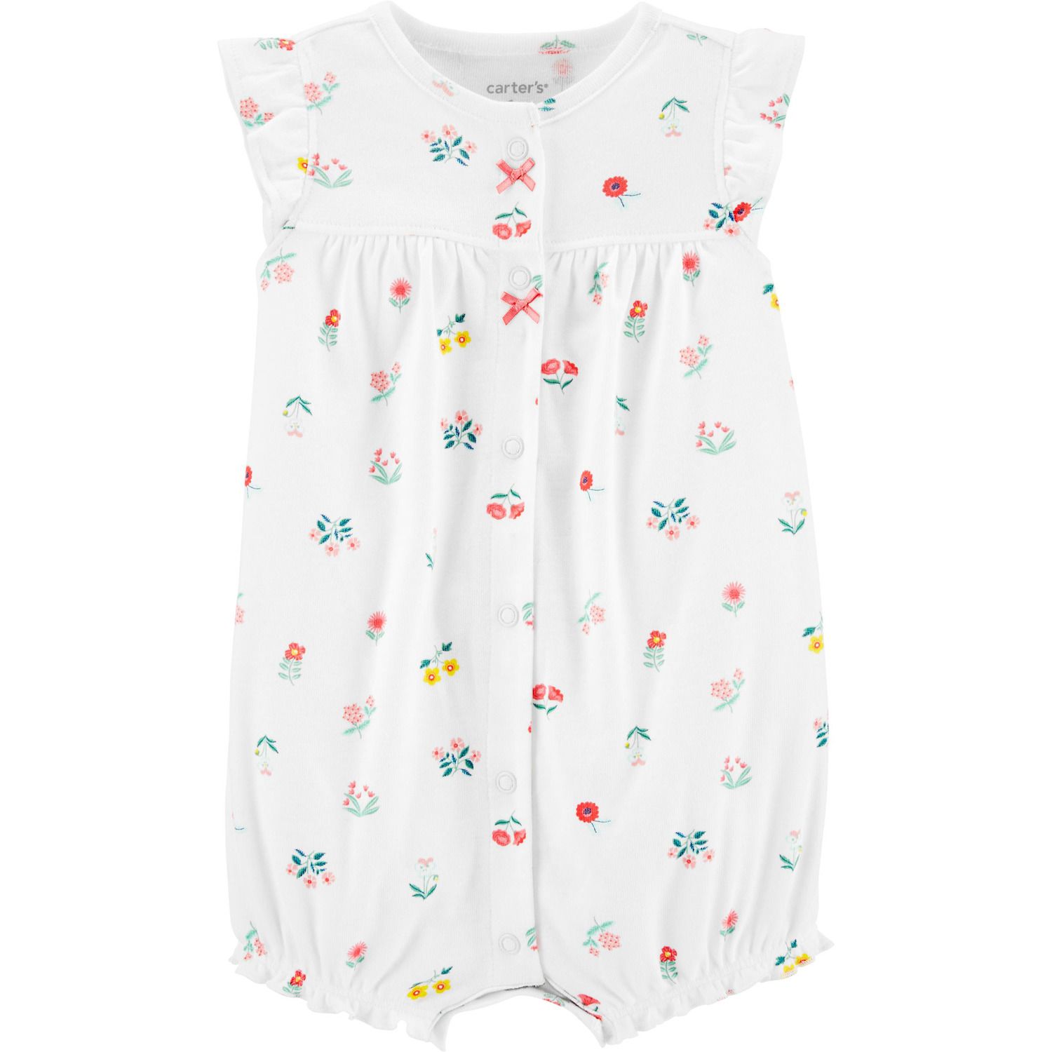 baby girl floral romper