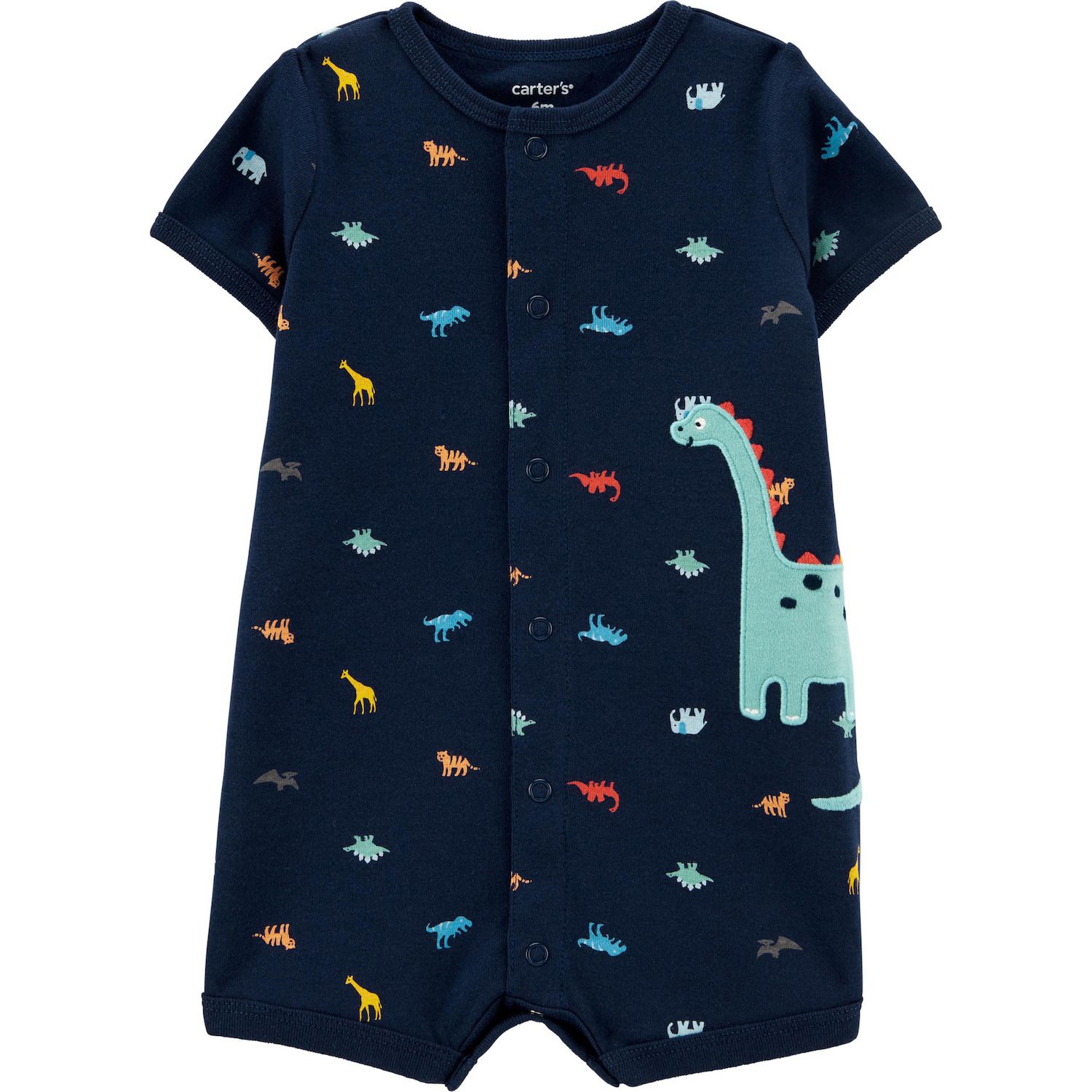 baby boy dinosaur romper