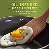 Calphalon® Classic 12-in. Oil-Infused Ceramic Frypan with Cover