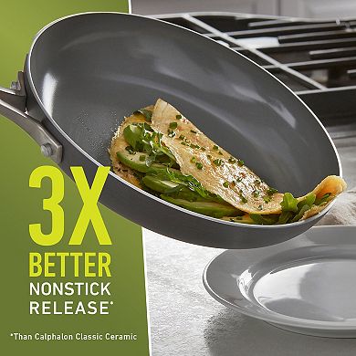 Calphalon® Classic 12-in. Oil-Infused Ceramic Frypan with Cover