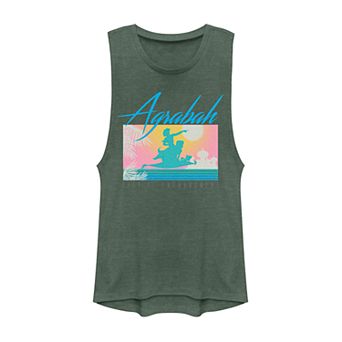 Juniors' Disney's Aladdin Agrabah Enchanted City Muscle Tank Top