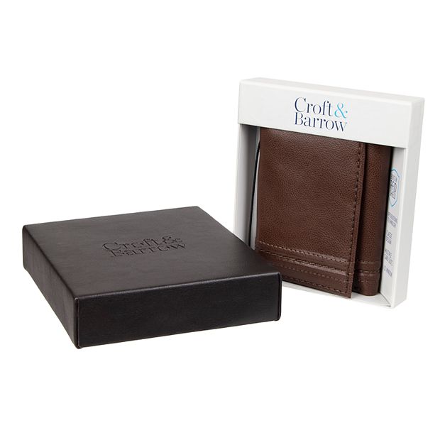 Men s Croft Barrow RFID Trifold Wallet