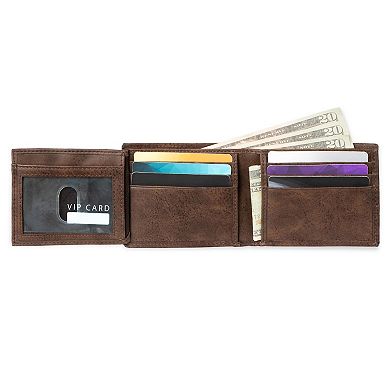 Men's Croft & Barrow® RFID Extra Capacity Traveler Wallet