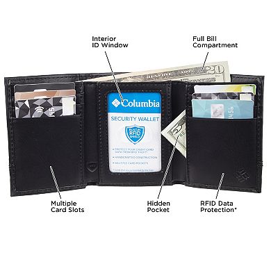 Men's Columbia RFID-Blocking Trifold Wallet