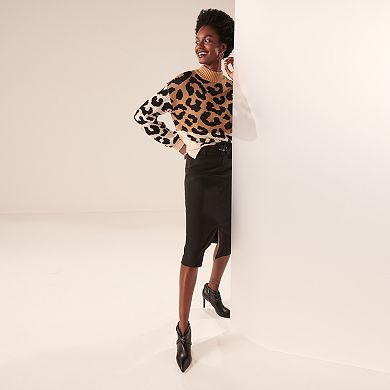 Women's Nine West Belted Pencil Skirt