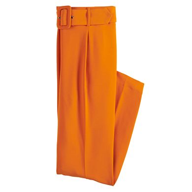 Women's Nine West Belted Tapered Carrot Pants