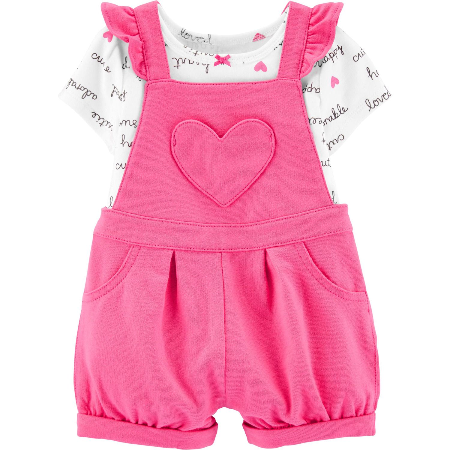 baby girl shortalls