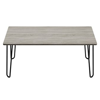 Lavish Home Coffee Table with Hairpin Legs
