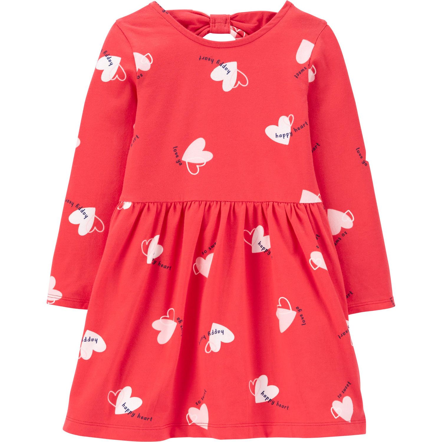 baby girl carter's floral bow dress