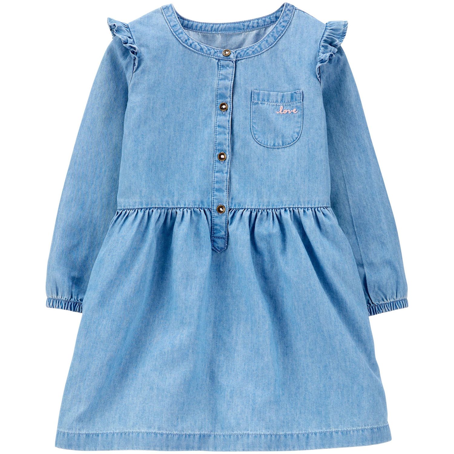 denim shirt dress kids