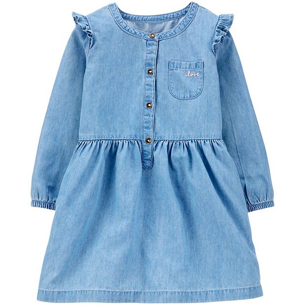 toddler denim dress