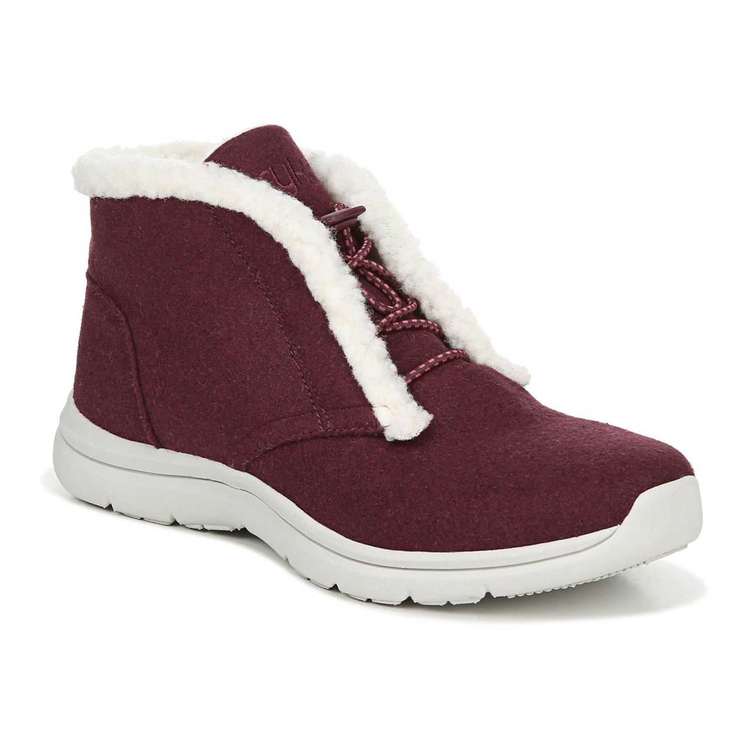 kohls red ankle boots