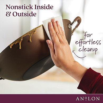 Anolon Advanced Home 14-in. Hard-Anodized Nonstick Wok