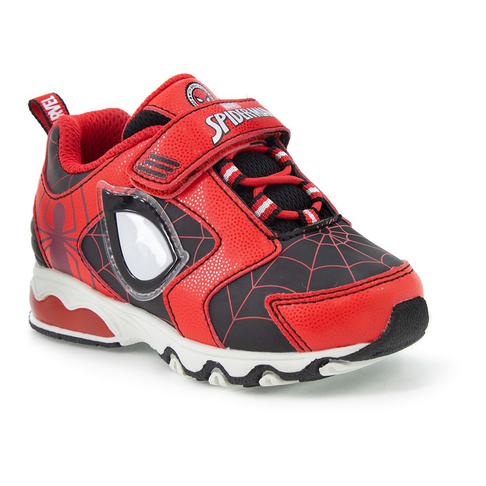 Boys spiderman light up shoes online