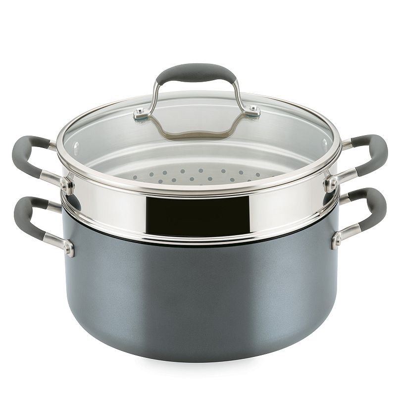 Dash of That Enamel on Steel Stock Pot with Lid - Gray, 8 qt - Kroger