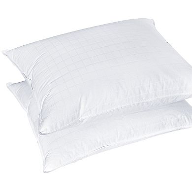 Dream On 2-pack Triple Chamber White Goose Down & Feather Pillow